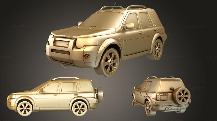 Автомобили и транспорт (Фрилендер 2004, CARS_1676) 3D модель для ЧПУ станка